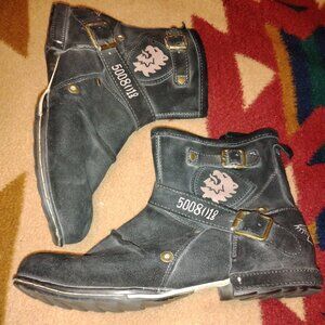 Men's Otto Leather Motorcycle Boots